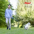 Smycz Flexi New Comfort – czarna 5 m, rozmiar M - taśma 
