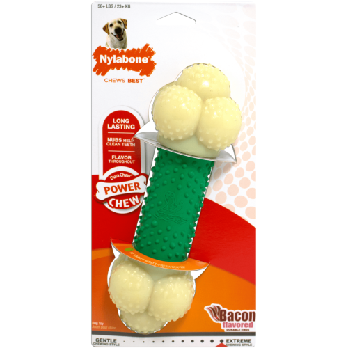 hantla do żucia dla psa nylabone hantel