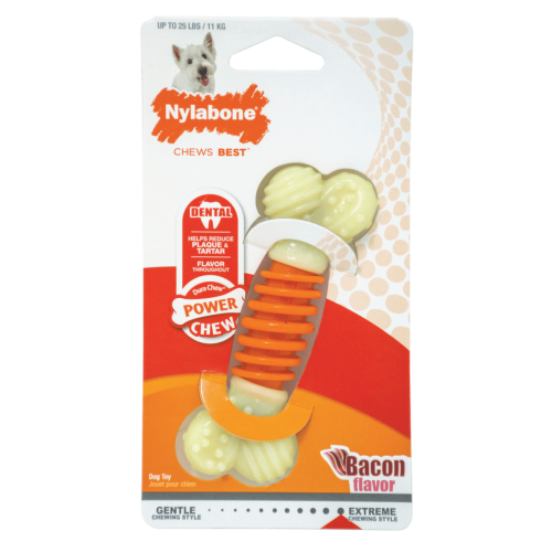 kość hantla do żucia nylabone dla psa mocna
