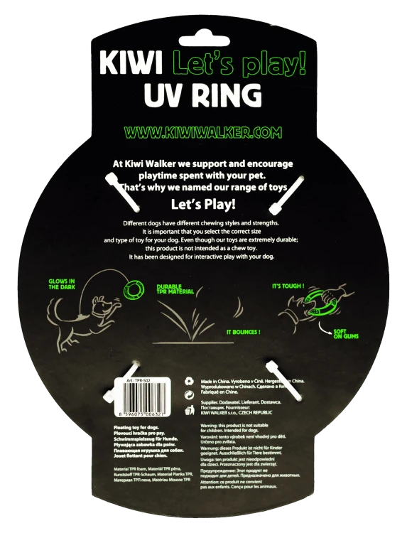 świecące ringo dla psa maxi kiwi walker