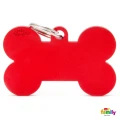 Adresówka MyFamily Basic Duża Kość XL - czerwona, aluminium, GRAWER dwustronny, rozm. L 