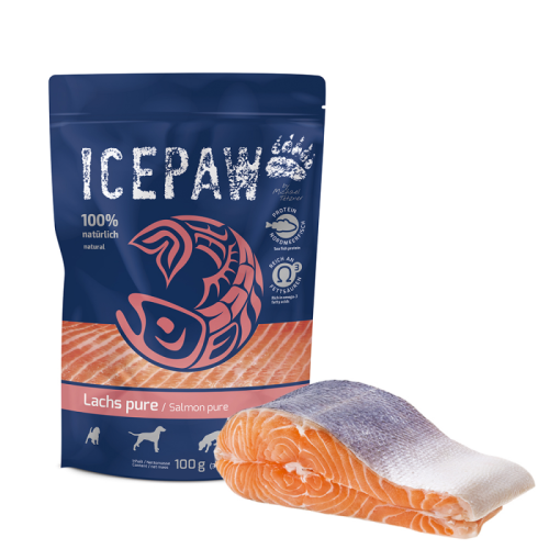 icepaw monoproteinowa mokra karma dla psów z łososia