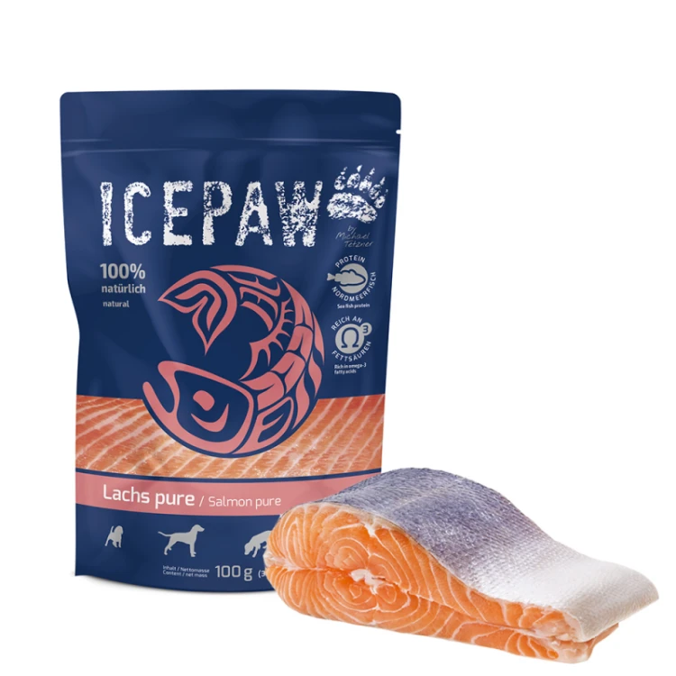 icepaw monoproteinowa mokra karma dla psów z łososia
