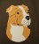 American Staffordshire Terrier płowo biały aplikacja filcowa.jpg