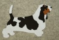 Koszulka z Aplikacją Filcową - rasa Basset Hound (T-shirt w zestawie) 