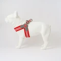 Szelki Easy Harness HHVMR10001-7 – czerwone w szaro-białe paski rozm. 7 – marki Hugo & Hudson 