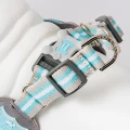 Szelki Easy Harness HHVMR10006-7 – błękitne w szaro-białe paski rozm. 7 – marki Hugo & Hudson
