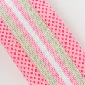 Szelki Easy Harness HHVMR10008-7 – różowe w biało szare paski rozm. 7 – marki Hugo & Hudson 