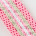 Szelki Easy Harness HHVMR10008-8 – różowe w biało szare paski rozm. 8 – marki Hugo & Hudson 