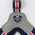 Szelki Easy Harness HHVMR10005-8 – granatowe w biało - czerwone paski rozm. 8 – marki Hugo & Hudson  