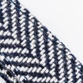 Obroża Tweed r. XS, jodełka granatowy (navy), Hugo & Hudson  