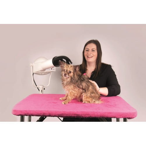 Ochraniacz na stół groomerski Show Tech, 80x55 cm,  różowy