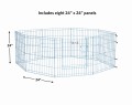 MidWest Płotek Zagroda Life Stages Step-Thru 524 (61x61) - Niebieski