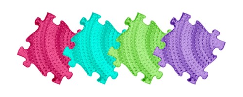 MUFFIK mata ortopedyczna Twister - turkusowa twarda 