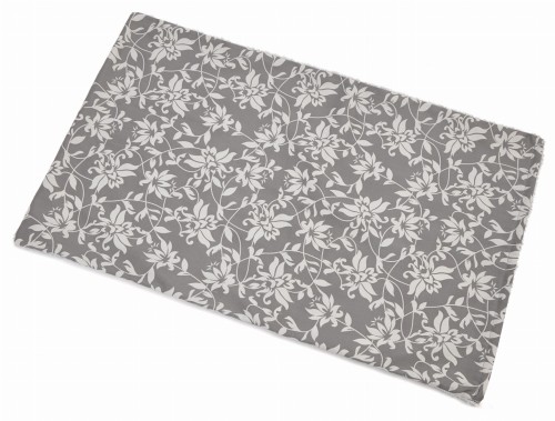 MidWest Pokrowiec posłanie na podłogę plastikową  Quiet Time Pet Pan Covers PC24 GF(63x50) szare kwiaty   