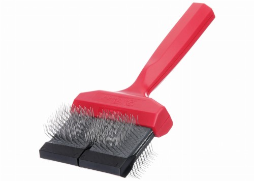 Szczotka do rozczesywania kołtunów  Red Mat Zapper Brush  Wide - bardzo twarda podwójna do kołtunów