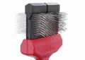 Szczotka do rozczesywania kołtunów  Red Mat Zapper Brush  Wide - bardzo twarda podwójna do kołtunów