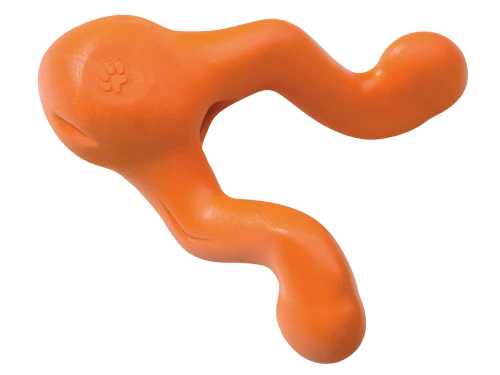 Zabawka dla psa West Paw Zogoflex Tizzi Dog Toys - Small (S), pomarańczowa  