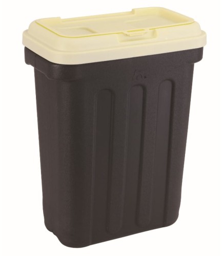 hermetyczny pojemnik dry box kremowo czarny na sucha karme o pojemnosci 15 kg marki maelson.jpg