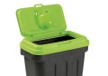 Hermetyczny pojemnik  Dry Box na suchą karmę lub smakołyki - kremowy/czarny, pojemność 20 kg, z wbudowaną łopatką, Maelson 