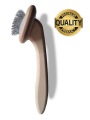 Szczotka pudlówka KOTAI Medium  Slicker Brush - średnia, drewniana, profesjonalna   