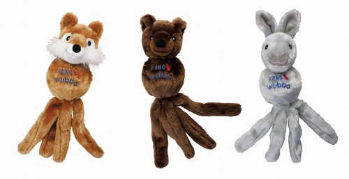 KONG Wubba Friends - rozmiar L kolory miś lis królik