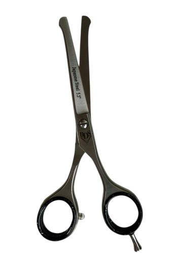  Nożyczki Straight  Scissor Japanese Steel- proste zaokrąglone końcówki 5,5 cala marki BDS 