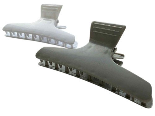 Zestaw Klamr Groomerskich  Szara i Biała  (M)- marki Show Tech  