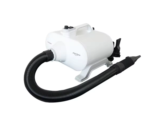 Suszarka stołowa do sierści Typhoon - dwusilnikowa, regulacja nawiewu i temperatury, 3000W, 150 l/s, biała, Shernbao 