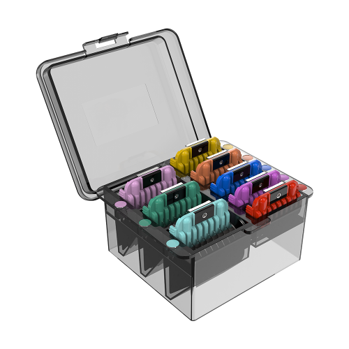 Zestaw 8 nasadek ze stali nierdzewnej pasujących na ostrza typu "snap-on" (3 mm-25 mm) + kasetka do przechowywania - marki Shernbao