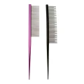 Solidny metalowy grzebień ze szpikulcem Fine Tooth Parting Comb Fioletowy - marki Chris Christensen 