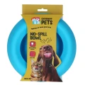 Miska z antypoślizgowym dnem, Excellent Pets No-Spill Bowl, rozmiar  M, 800ml (NIEBIESKI)-marki Excellent Pets 