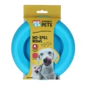 Miska z antypoślizgowym dnem, Excellent Pets No-Spill Bowl, rozmiar S, 300ml (NIEBIESKA)-marki Excellent Pets 
