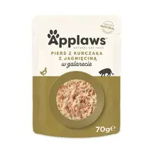 Saszetka dla kota Pierś z kurczaka z Jagnięciną w galarecie 70g - marki Applaws 