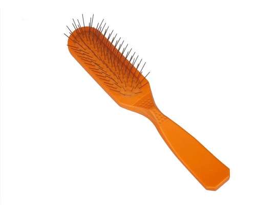 Szczotka Oblong Pin Brush - Pomarańczowy ,MIĘKKA - marki Madan's 