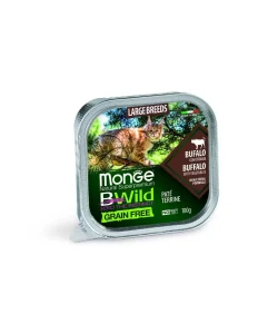 Tacka dla kota BWILD GRAIN FREE CAT Pasztet z bawołem 100g - marki MONGE 