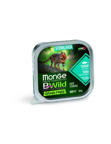 Tacka dla kota BWILD GRAIN FREE CAT Pasztet z Tuńczykiem 100g - marki MONGE