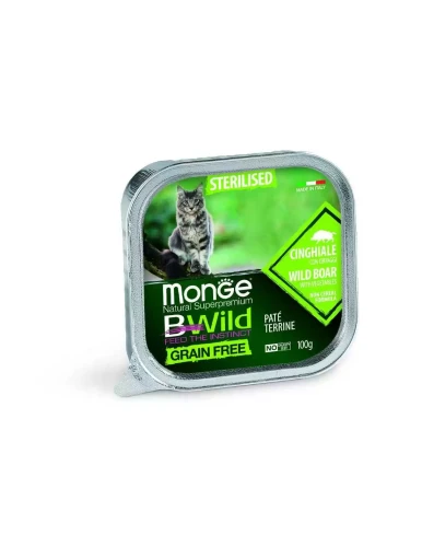 Tacka dla kota BWILD GRAIN FREE CAT Pasztet z Dzikiem 100g - marki MONGE 