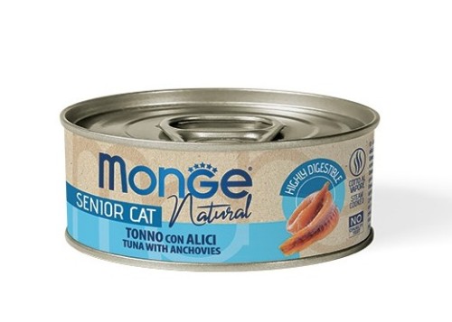 Puszka dla kota JELLY Tuńczyk ze szprotkami 80g - marki MONGE 
