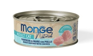 Puszka dla kota NATURAL Owoce morza z kurczakiem 80g - marki MONGE