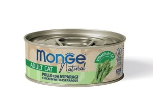 Puszka dla kota DELICATE kurczak ze szparagami 80g - marki MONGE  