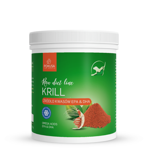 Czystek dla psa i kota - Kryl dla psa i kota - RawDietLine 150g- marki POKUSA 