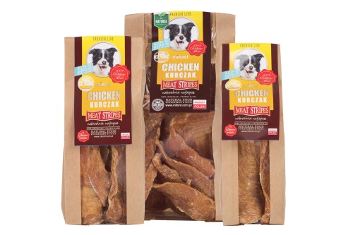 Gryzak dla psa Kurczak w płatach400g - marki Milord 