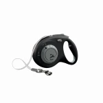 Smycz Flexi Select taśma 7m 25kg czarna- marki Flexi 