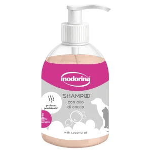 Szampon Regenerujący  dla psów i kotów Indroina z olejem kokosowym – 300 ml 