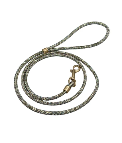 Świecąca Ringówka bawełniana - Diamentowy szary 120cm