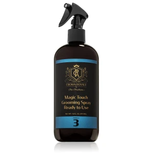 Spray antystatyczny i nabłyszczający do gęstej i obfitej sierści psa 473 ml Crown Royale Magic Touch Formula #3 RTU