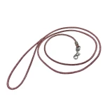 Świecąca Ringówka bawełniana o grubości 4mm, BABY PINK - 120cm 