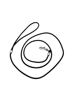Świecąca Ringówka bawełniana o grubości 4mm, CZARNY - 120cm