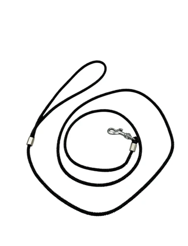 Świecąca Ringówka bawełniana o grubości 4mm, CZARNY - 120cm